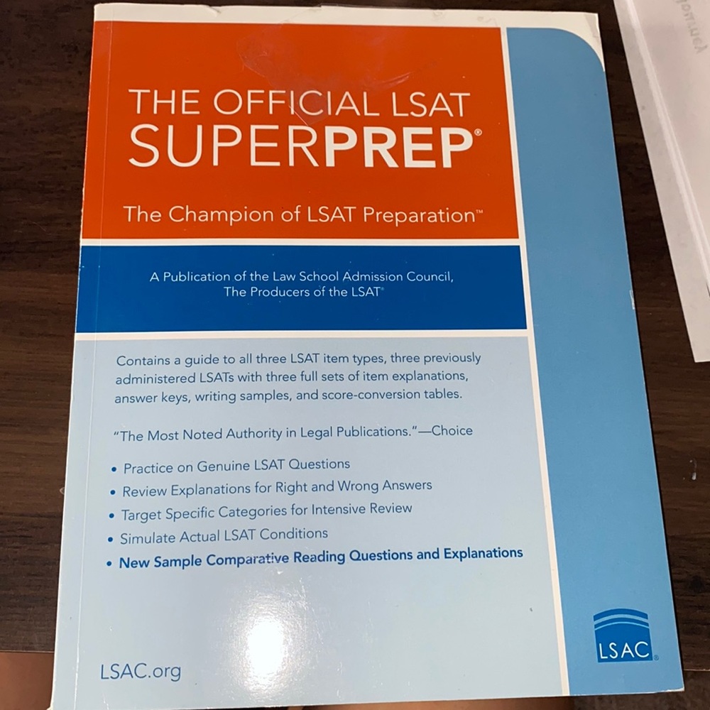 The Official LSAT SuperPrep